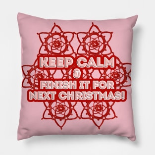 Crochet snowflake Pillow