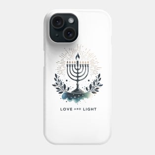 Love and Light Hanukkah Phone Case