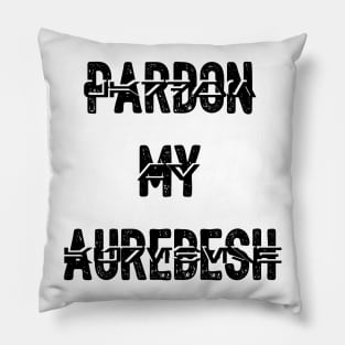 Pardon my Aurebesh Pillow