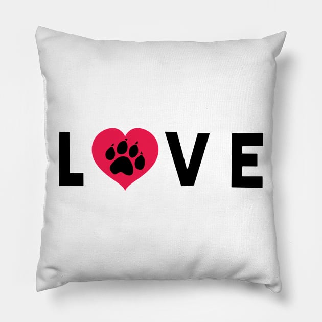 Love Dogs Pillow by SillyShirts