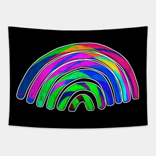 Rainbow Rearranged Tapestry