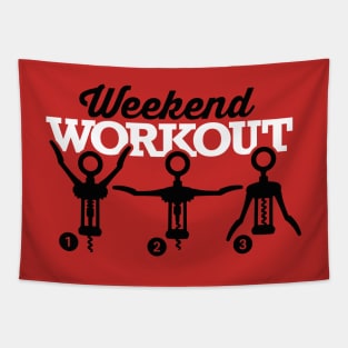 Weekend work corkscrew Tapestry