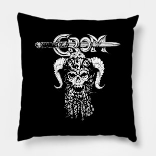 Crom (Black Print) Pillow