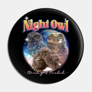 Night Owls Pin