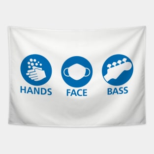 Hands Face Bass Tapestry