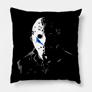 Friday the 13th Roy Burns T-Shirt - Silent Vengeance Edition Pillow