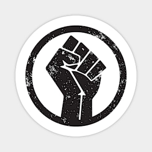 BLACK POWER FIST T SHIRT Magnet