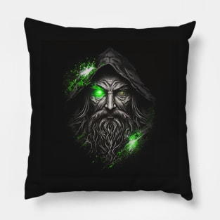 Green Wizard Pillow