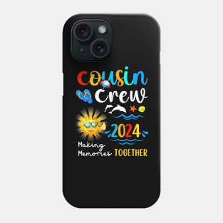 Cousin Crew 2024 Summer Vacation Beach Family Trips Matching Phone Case