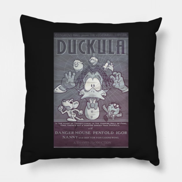 Count Duckula: The Movie Pillow by SethNicholasJohnson