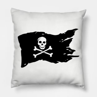 Pirate Flag Skull & Crossbones Pillow