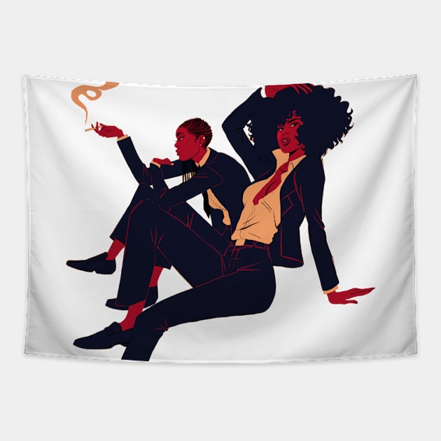 Boss Tapestry by Natalie Shaw Illustration