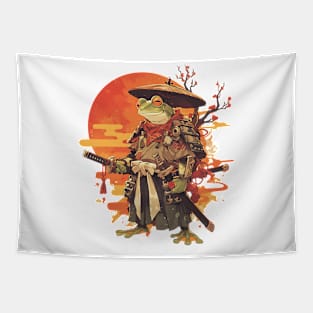 samurai frog Tapestry