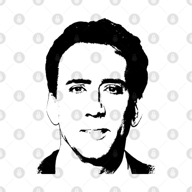 Nicolas Cage Pop Art Portrait by phatvo