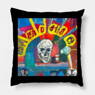 DAY OF THE DEAD SKULL6 Pillow