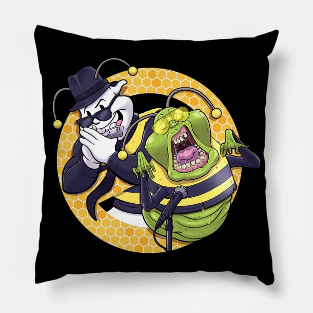 King Bee Pillow by MotownBluesBusters