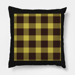 Yellow Buffalo Plaid Pillow