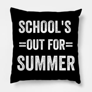 School's out for summer Pillow