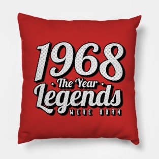 1968 Birth Year Pillow