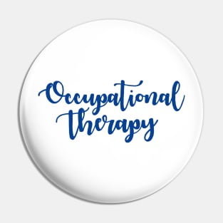 Copy of Occupational Therapy Cursive Blue Pin