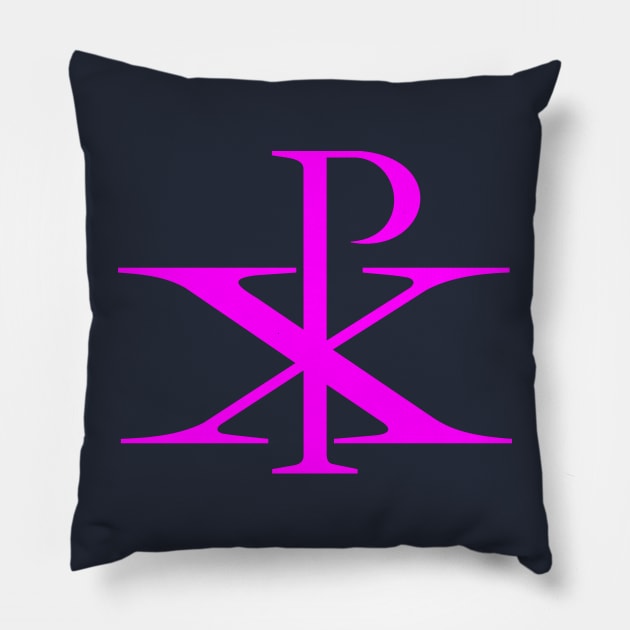 Chrismon (pink) Pillow by PabloDeChenez