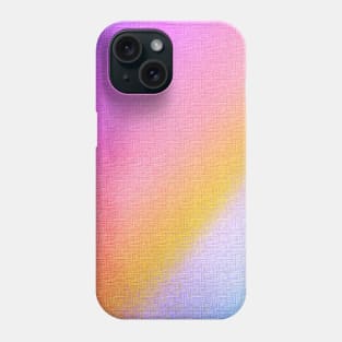 MULTICOLOR GRADIENT MODERN TRENDY TEXTURED PATTERN Phone Case