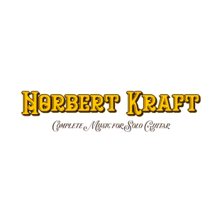 Complex T-Shirt - Norbert Kraft Complete Music for Solo Guitar by Font_Script_Art