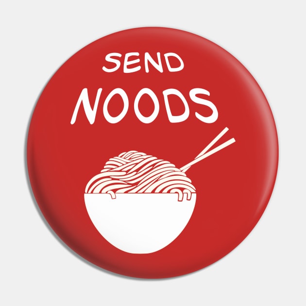 Send Noods Pin by WeFlaps Comics Merch