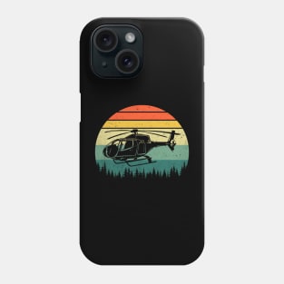 Helicopter Pilot Retro Vintage Phone Case