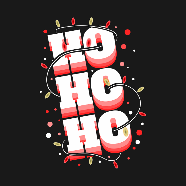 Ho Ho Ho Letters With Light Chain Christmas by SinBle