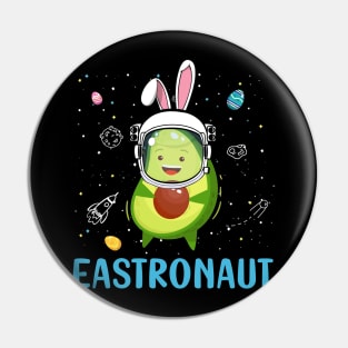 Eastronaut Avocado Astronaut Easter Day Pin