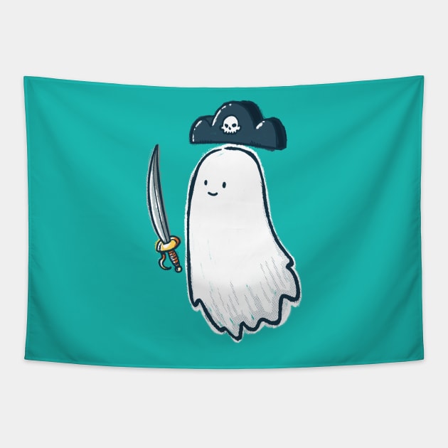 Pirate Ghost Tapestry by nickv47