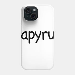 Papyrus in Comic Sans Phone Case