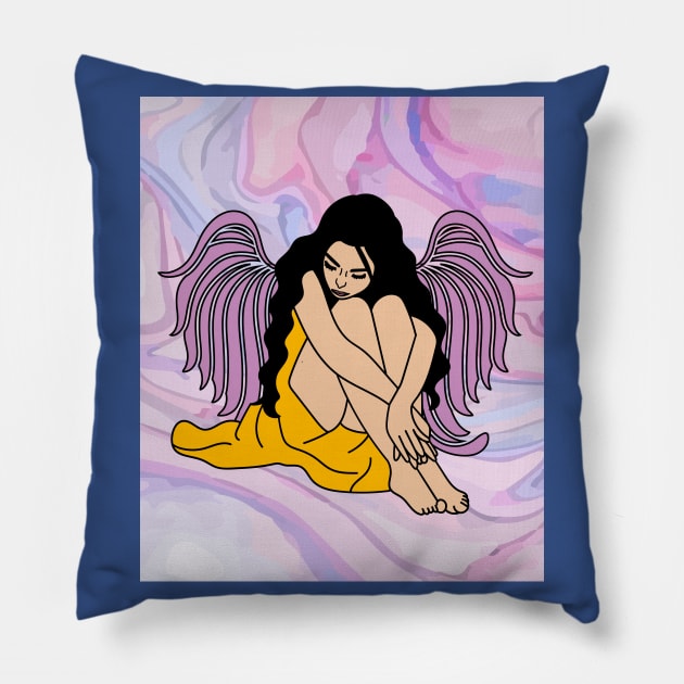 Fairies Magic Dust Enchanting World Pillow by flofin