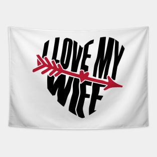 I love My Wife BY WearYourPassion Tapestry