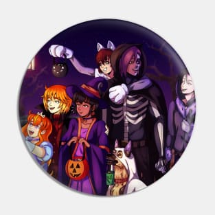 Trick or Treat Family Pin