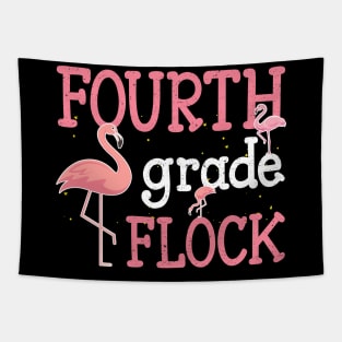 Flamingo 4th Fourth Grade Back To School Tapestry