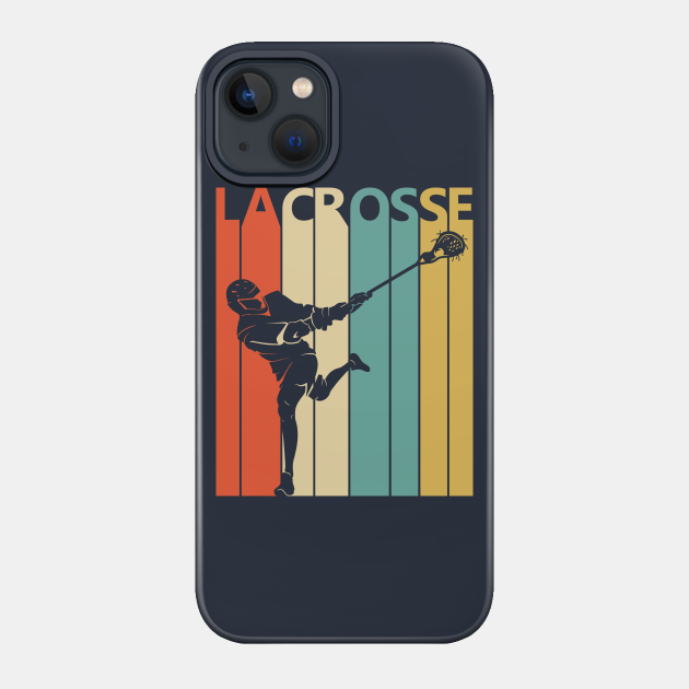 Vintage Retro Lacrosse - Lacrosse - Phone Case
