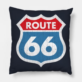 Route 66 Weathered Pillow