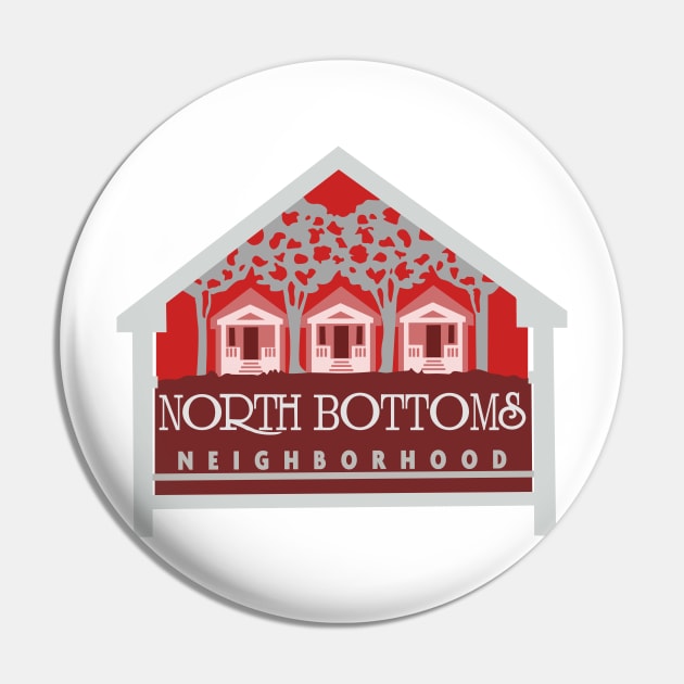 The North Bottoms Lincoln Red Pin by sydneyurban