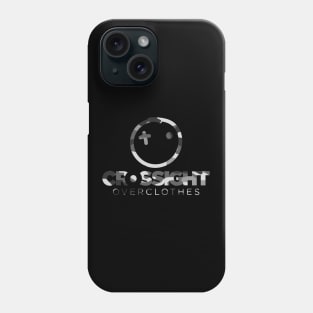 Crossight Overclothes - Grayscale Camo Logo Phone Case
