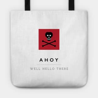 Ahoy! Pirate Flag Tote