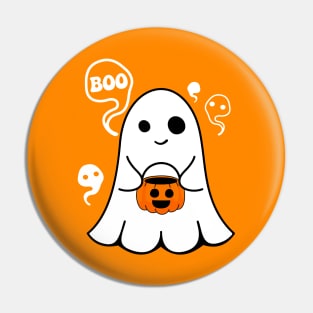 Halloween ghosts Pin