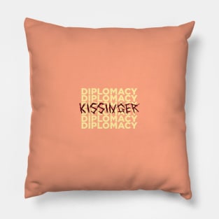 Kissinger Diplomacy Design Pillow