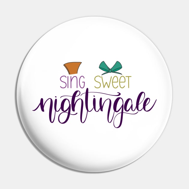 Sing Sweet Nightingale Stepsisters Pin by janiejanedesign