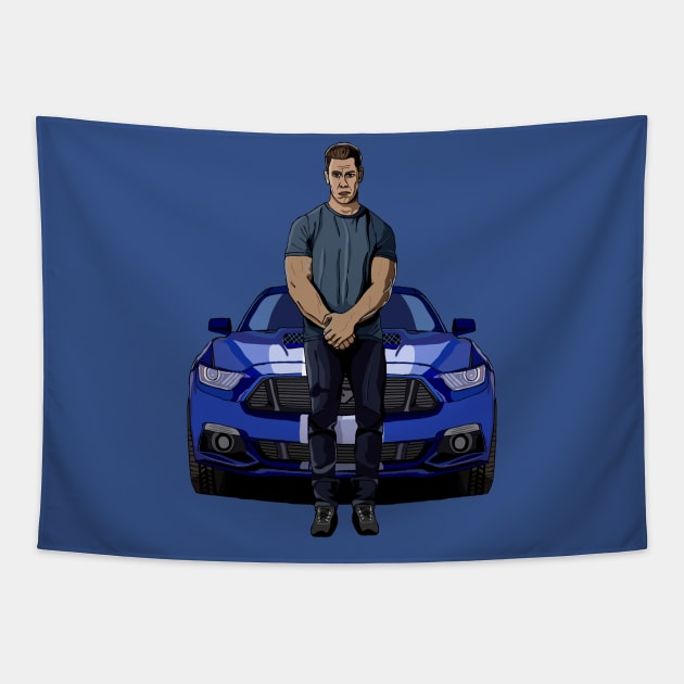 Fast and Furious 9, Jacob Toretto Tapestry by d1a2n3i4l5