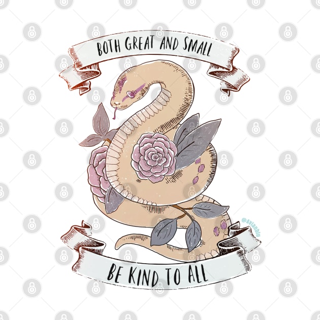 Be Kind to All -- Snake Edition by Avianblu