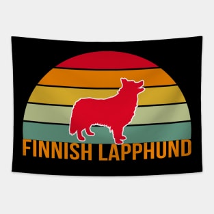 Finnish Lapphund Vintage Silhouette Tapestry