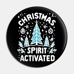 Christmas Spirit Activated Pin