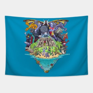 YHS on Monster Island Tapestry